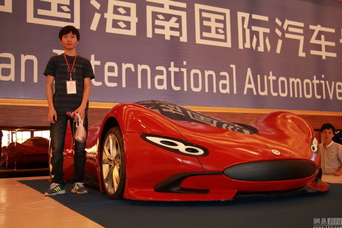 Китаец построил электрический суперкар китай, самоделка, своими руками, электромобиль