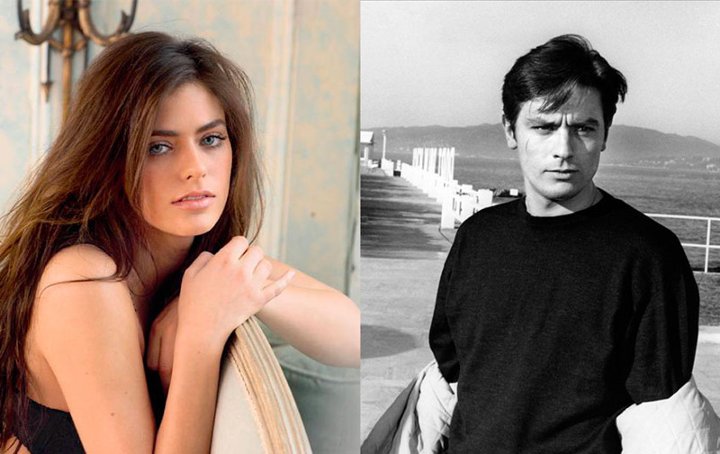 Элисон Ле Борж (28) &mdash; внучка Алена Делона (79) Внучки, внуки, знаменитости