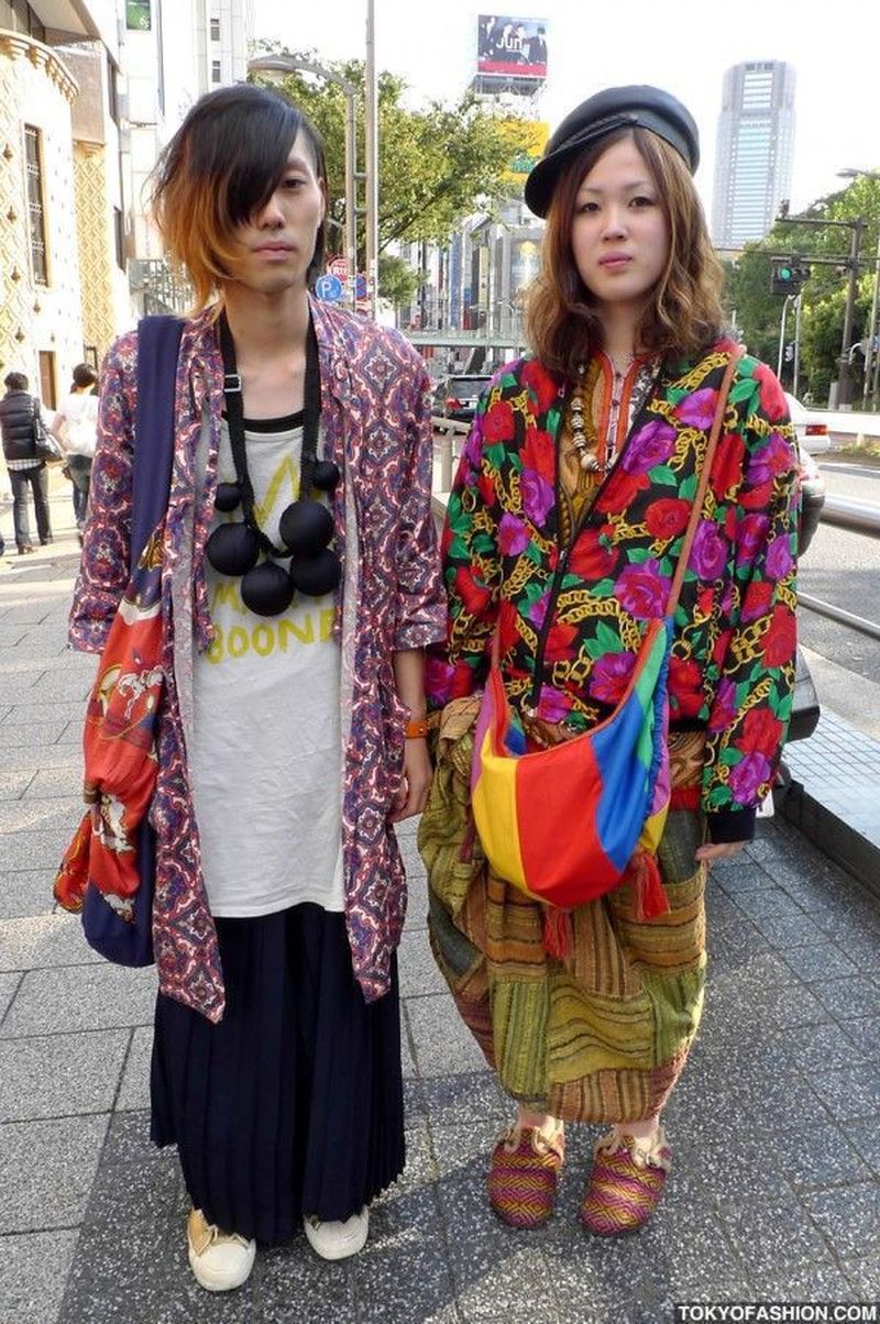 Японская мода, суровая и беспощадная мода, молодежь, стиль, япония